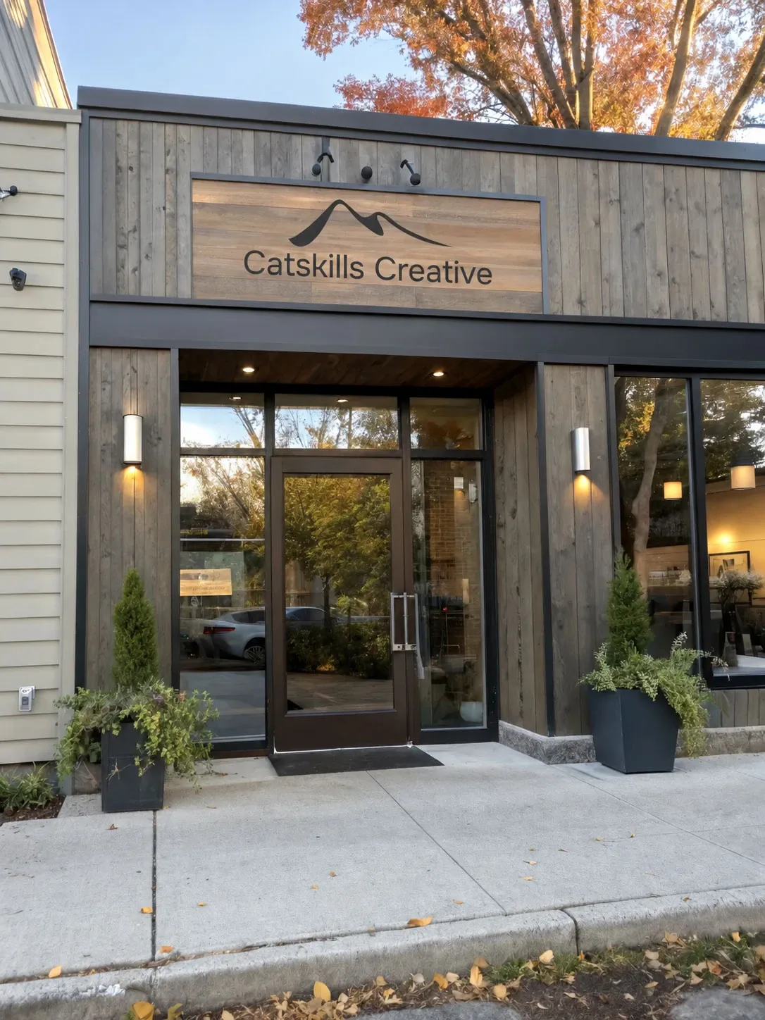 Catskills Creative studio storefront in Callicoon, Catskill Mountains, New York