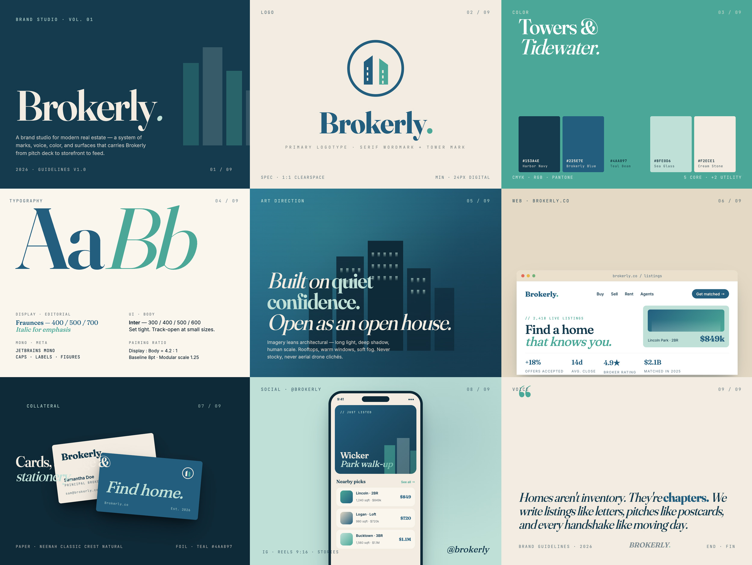 High-end architectural design showcase for a boutique agency