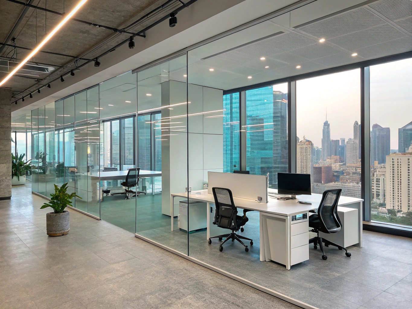 High-end architectural design showcase for a boutique agency